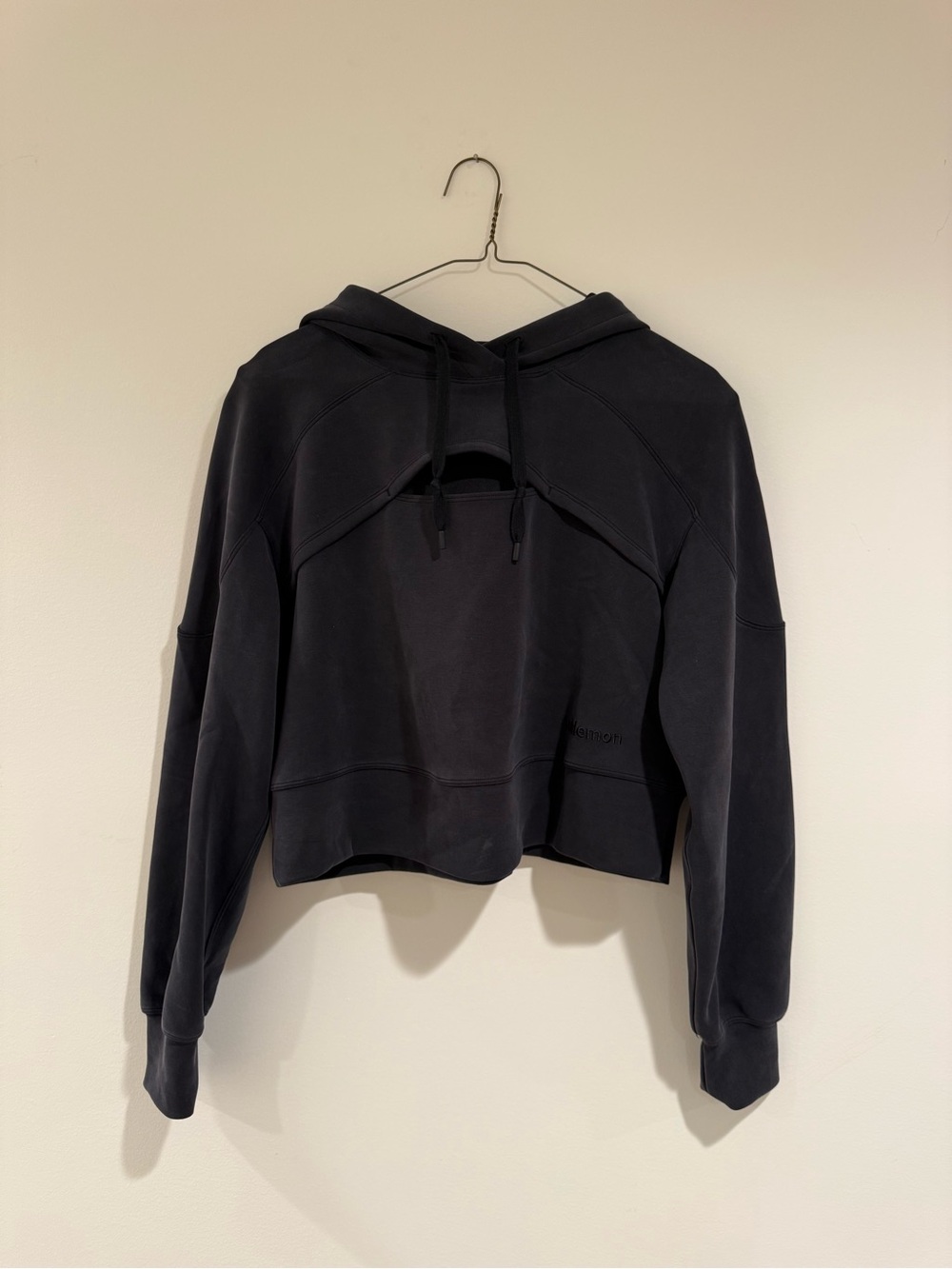 Lululemon Cropped Black Hoodie